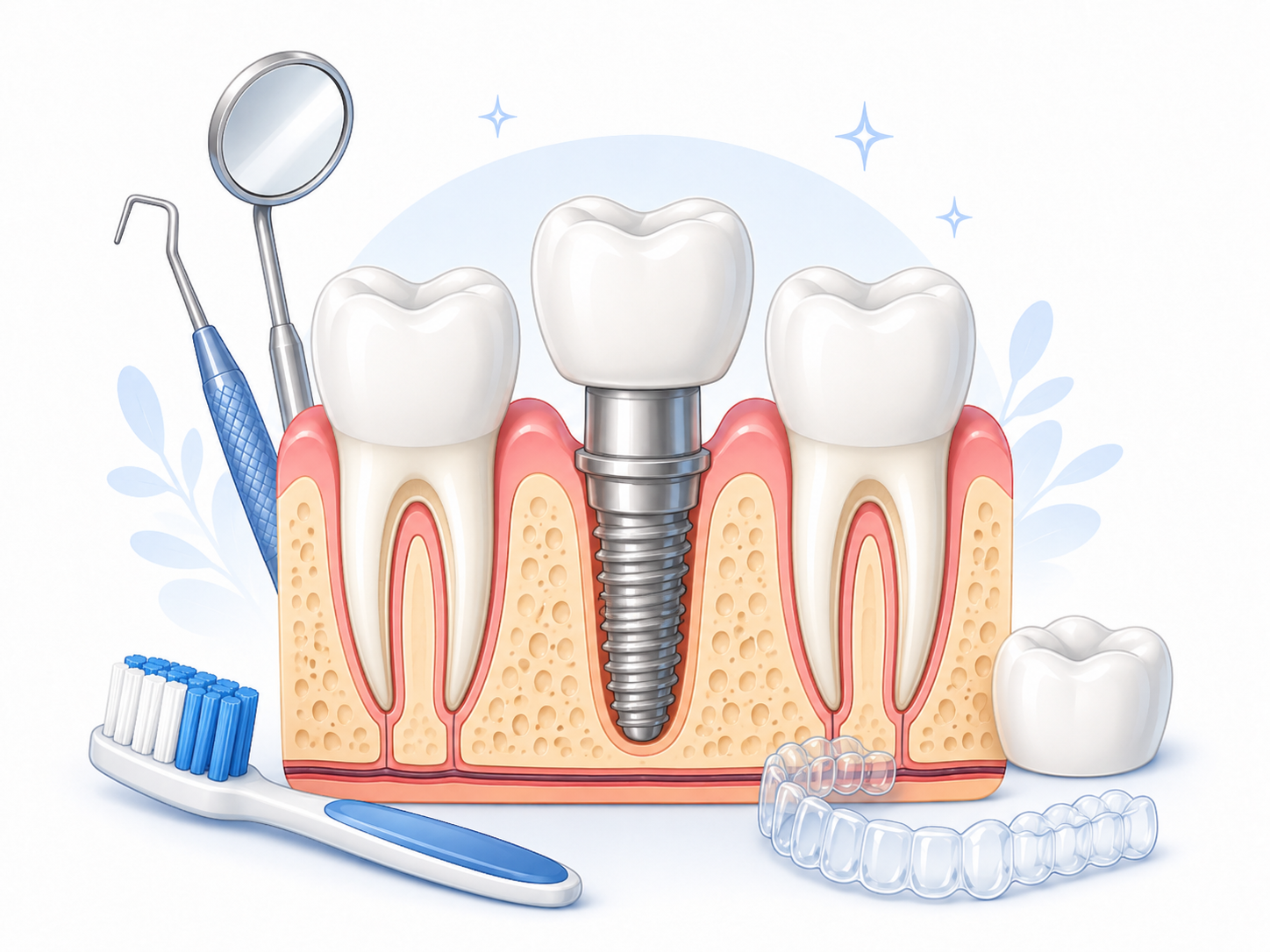 Dental anatomy illustration for Emergency Dentistry at Saryan Dental in Glendale