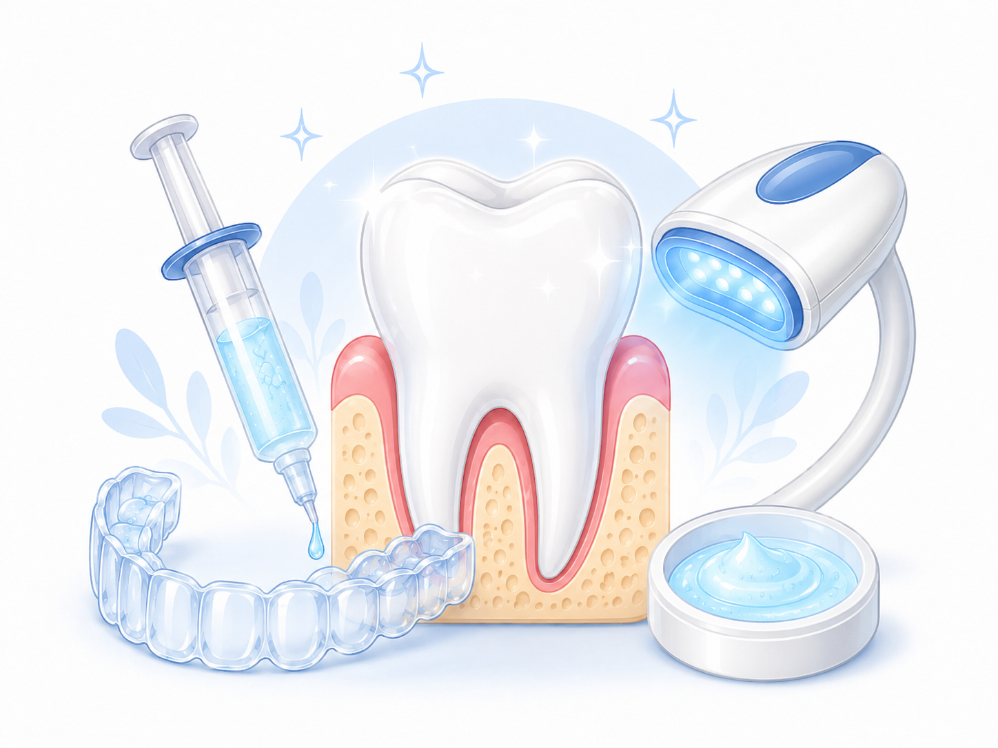 Dental anatomy illustration for Teeth Whitening at Saryan Dental in Glendale